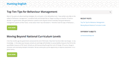 Desktop Screenshot of huntingenglish.com